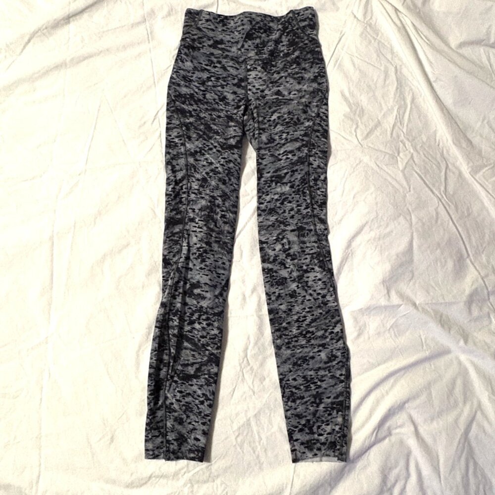 EXCELLENT Lululemon Base Pace High-Rise Tight 25" Estuary Grey Running Leggings - Picture 8 of 10